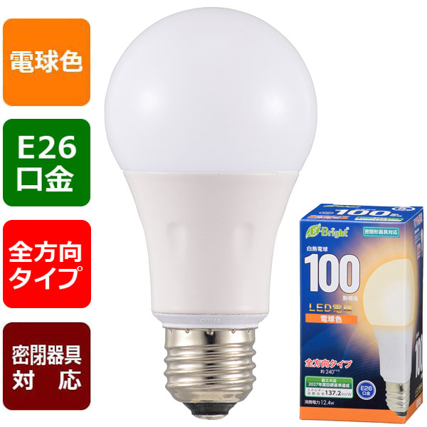 LEDŵ 100/1702lm/12.4W/ŵ忧/E26/۸240/̩ķб06-4346  LDA12L-G AG27 4971275643468LEDŵ 100/1702lm/12.4W/ŵ忧/E26/۸240/̩ķб06-4346  LDA12L-G AG27 4971275643468