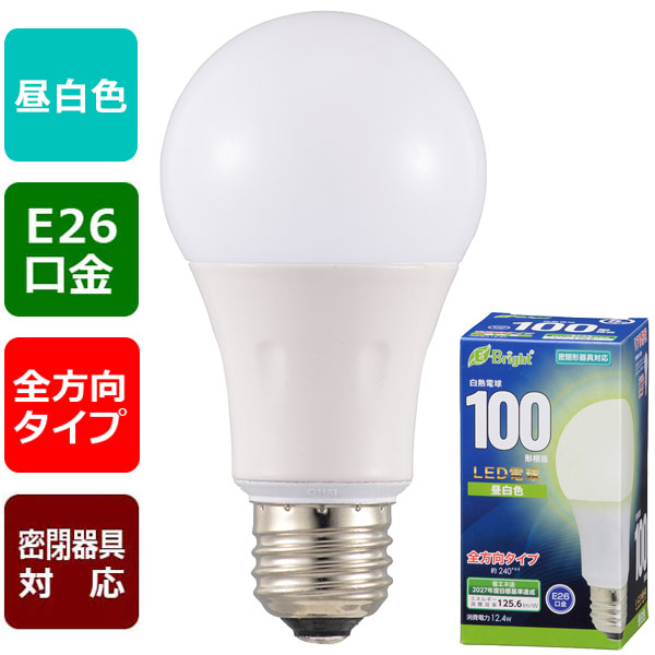  LEDŵ 100/1558lm/12.4W//E26/۸240/̩ķб06-4347 LDA12N-G AG27 4971275643475